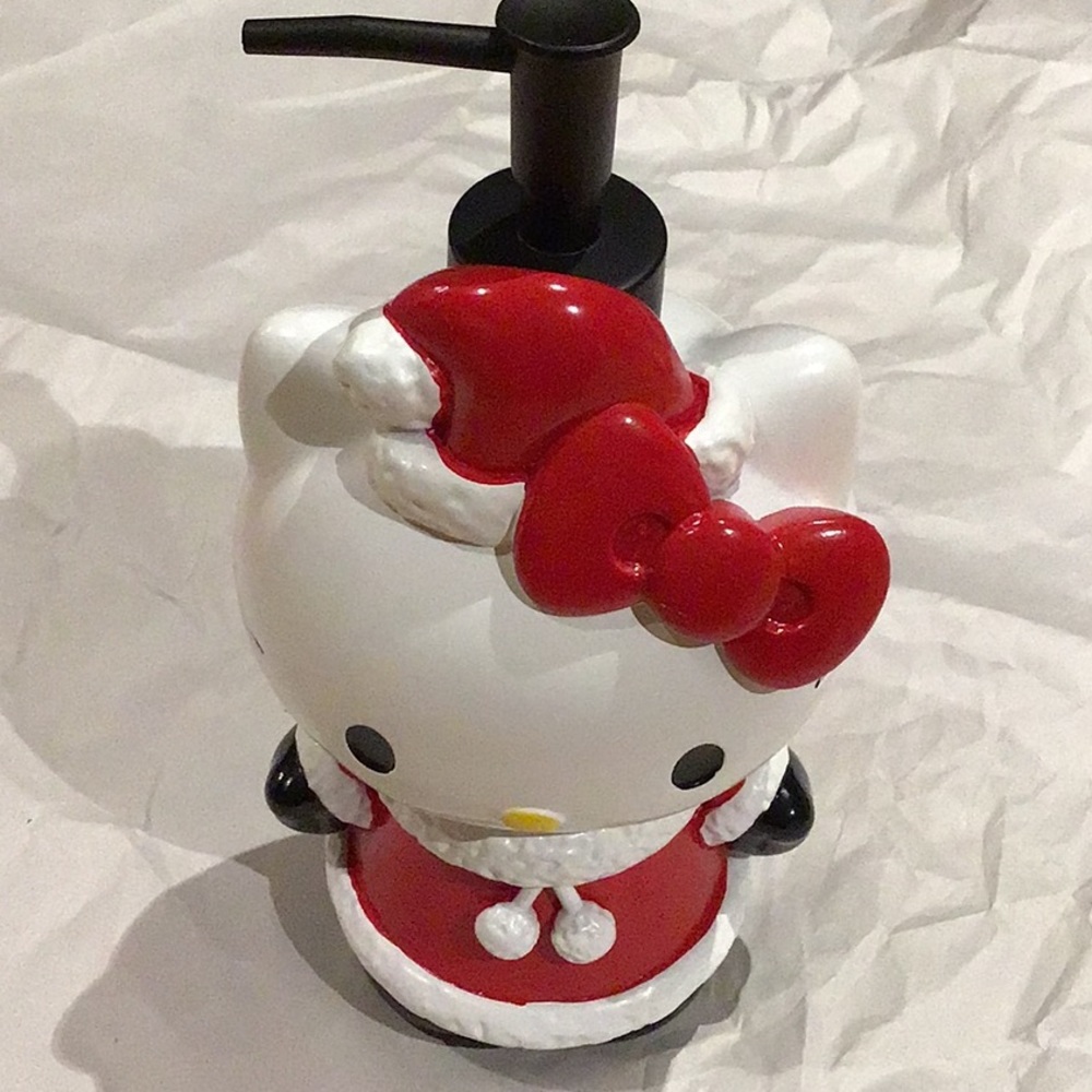 Hello Kitty Santa holiday soap/lotion dispenser.